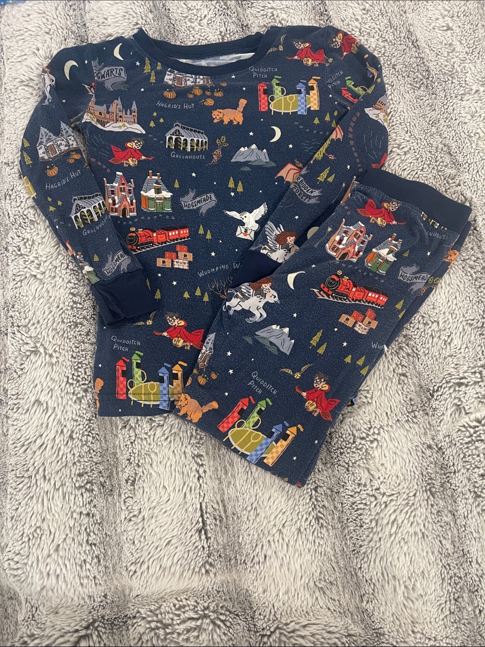 LITTLE SLEEPIES HARRY POTTER NAVY PAJAMAS